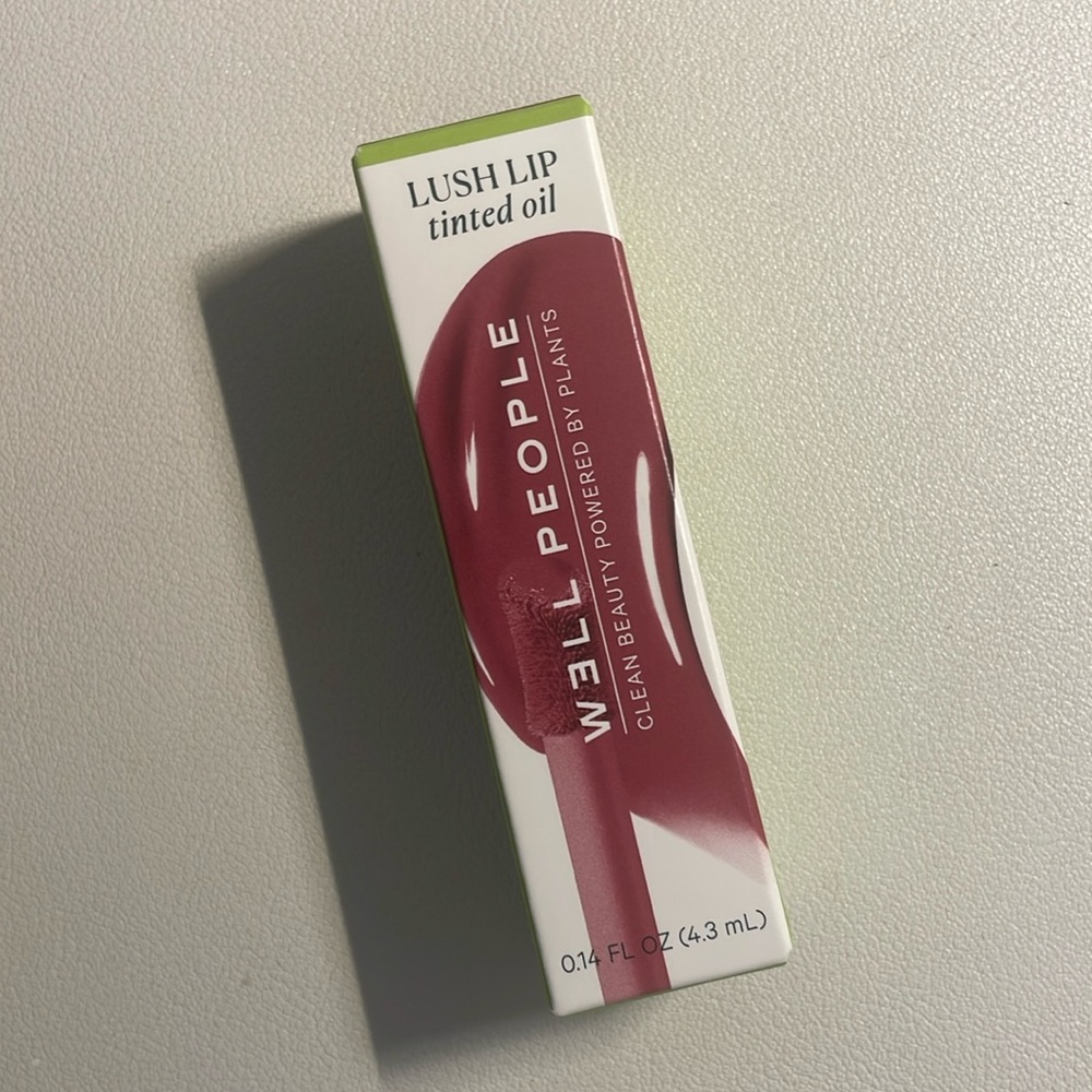 NEW Well People Lush Lip Tinted Oil in Dusty Rose 0.14 fl oz